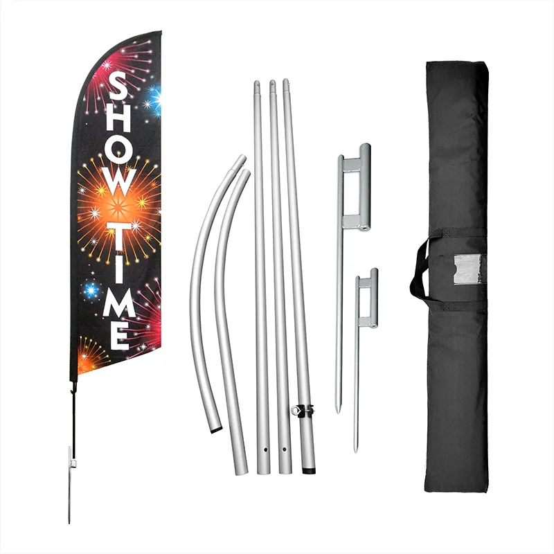 Bandera de playa de plumas