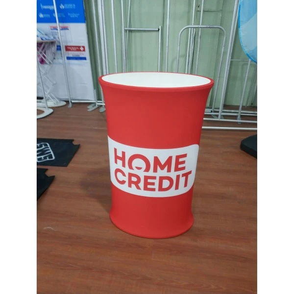 Mostrador redondo elevable